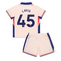 Chelsea Romeo Lavia #45 Replica Away Minikit 2024-25 Short Sleeve (+ pants)